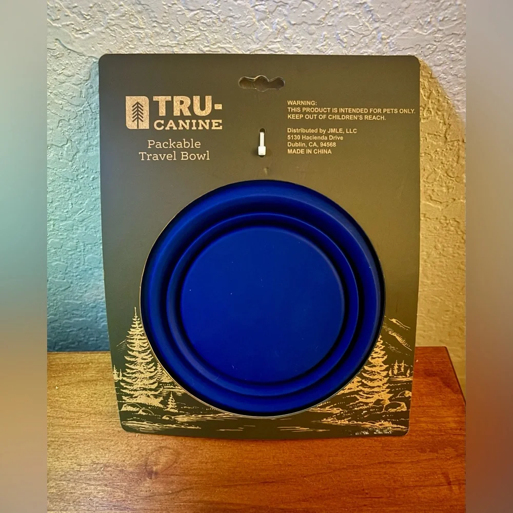 TRU-CANINE Packable Pet Travel Bowl